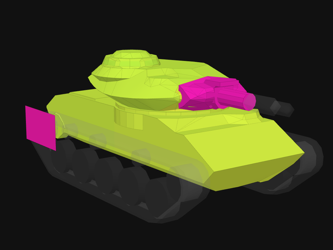 Лобовая броня T49 Бесстрашный в World of Tanks: Blitz