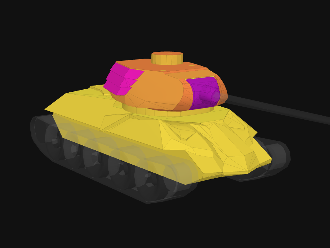 Front armor of Ox in World of Tanks: Blitz