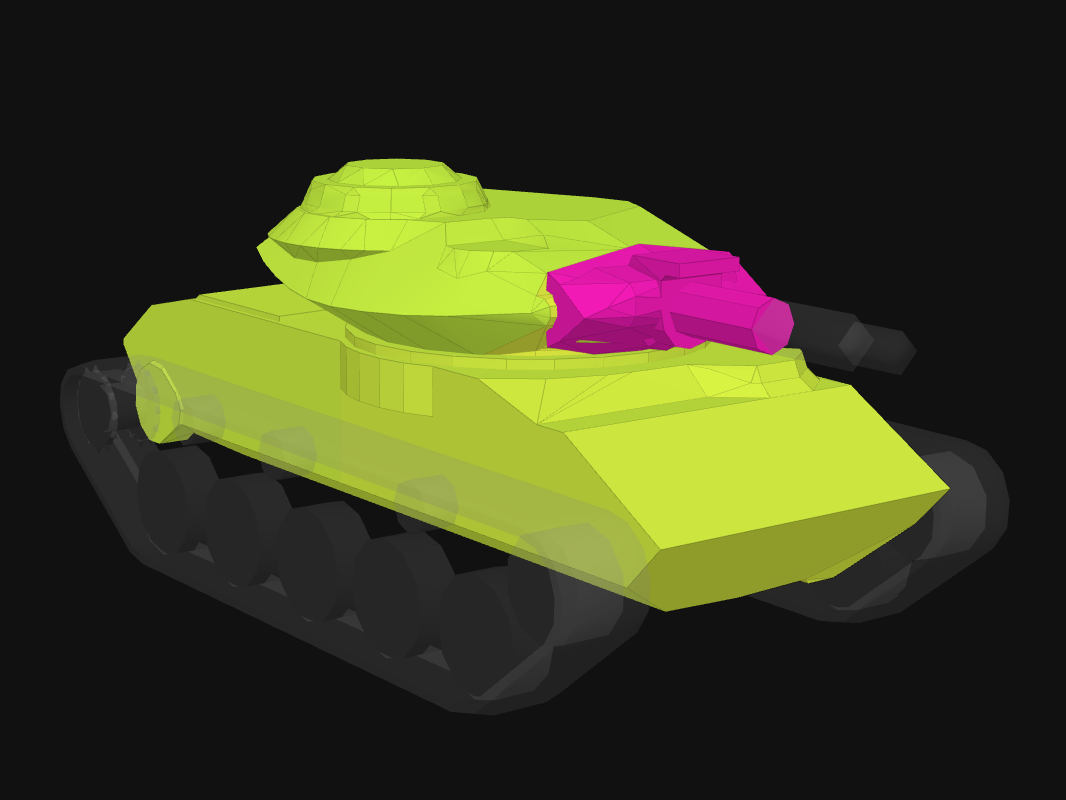 Лобовая броня T49 в World of Tanks: Blitz