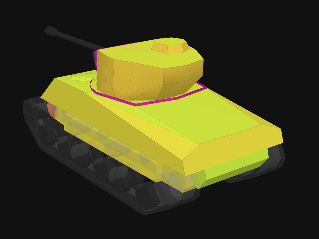 Rear armor of Fury in World of Tanks: Blitz