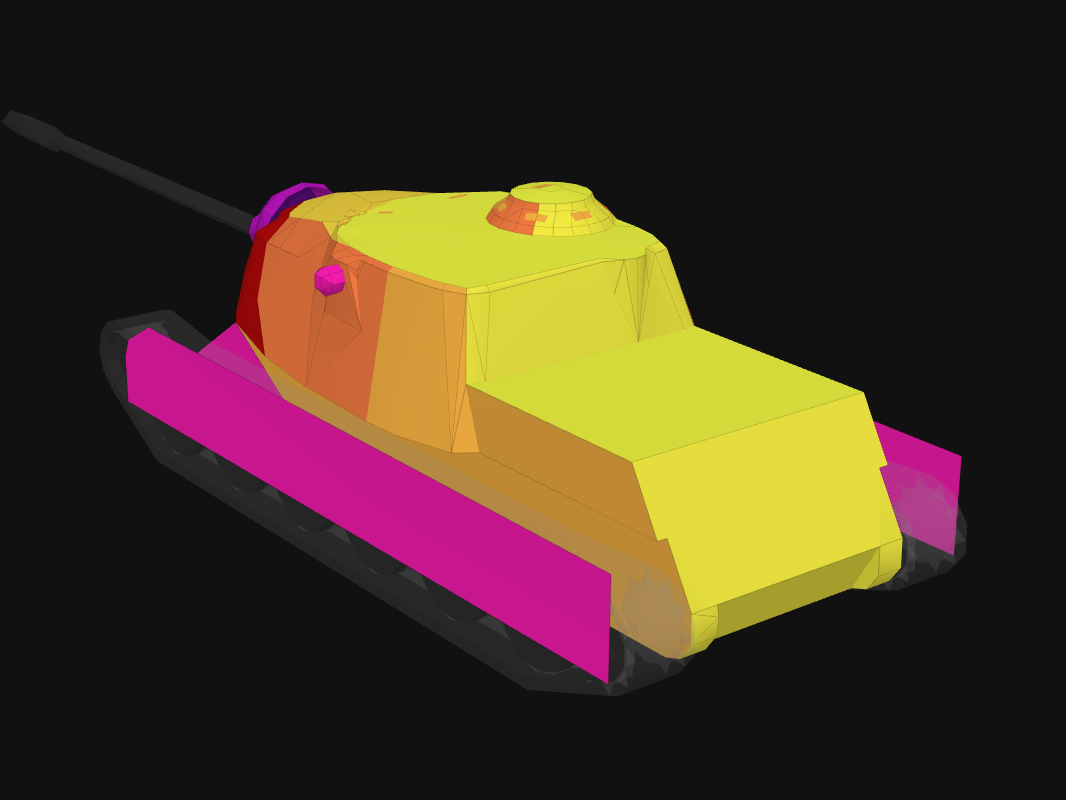 Rear armor of TS-5 in World of Tanks: Blitz
