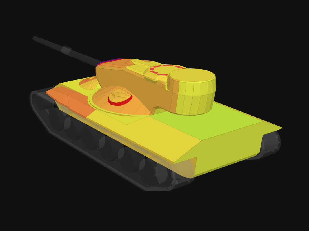 Rear armor of Concept 1B in World of Tanks: Blitz