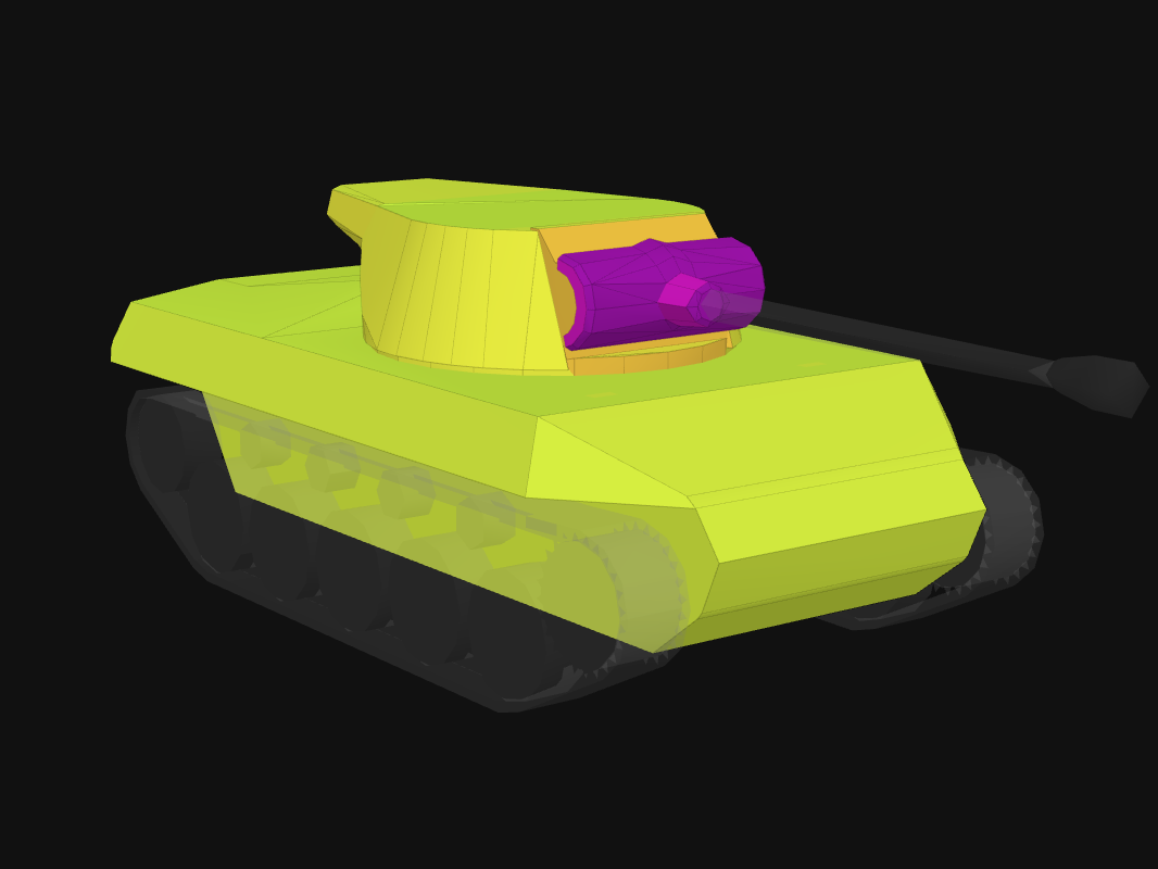 Лобовая броня Super Hellcat в World of Tanks: Blitz