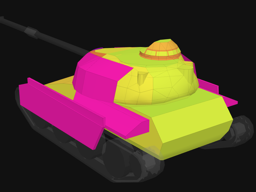 Rear armor of TL-7-120 in World of Tanks: Blitz