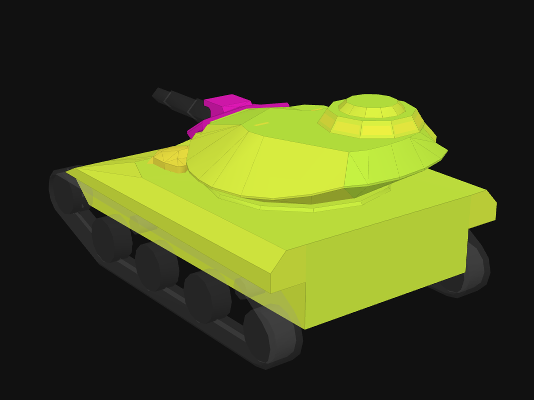 Rear armor of T92E1 in World of Tanks: Blitz