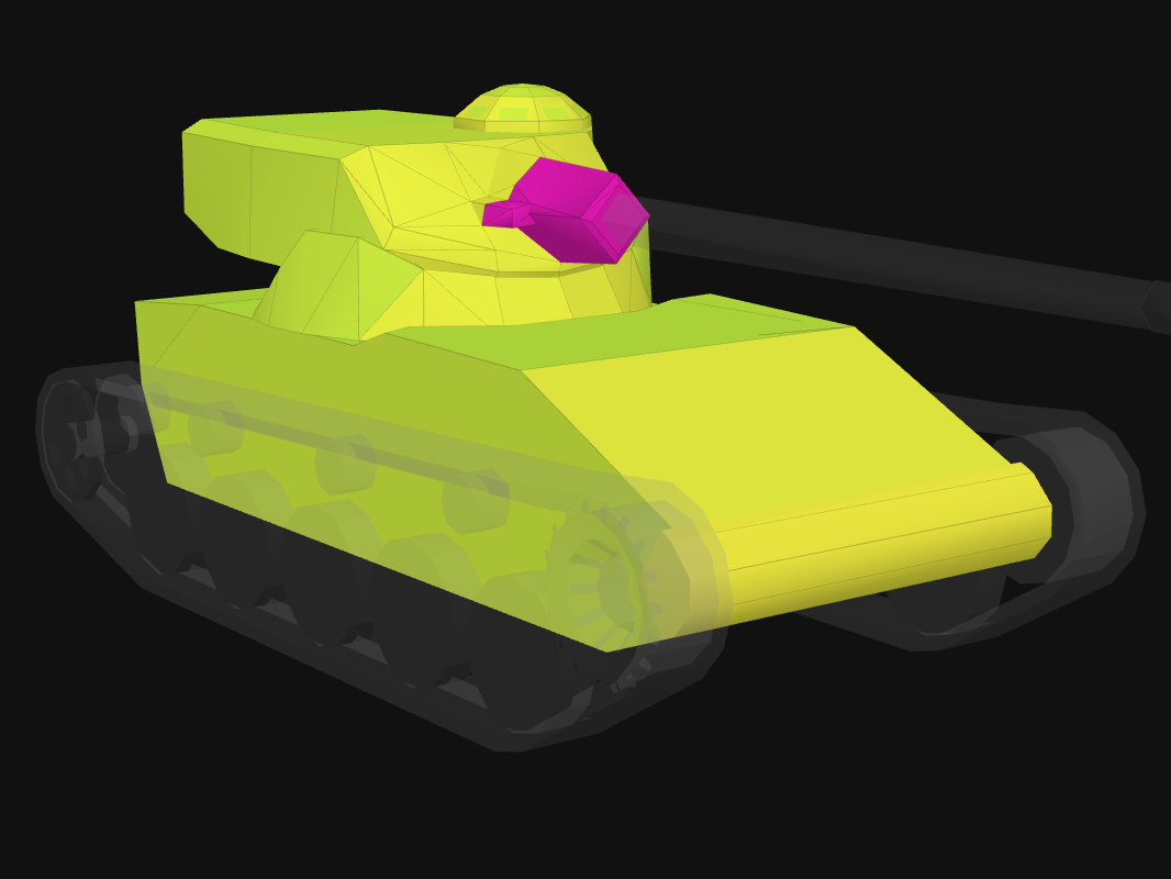 Лобовая броня AMX 13 90 в World of Tanks: Blitz