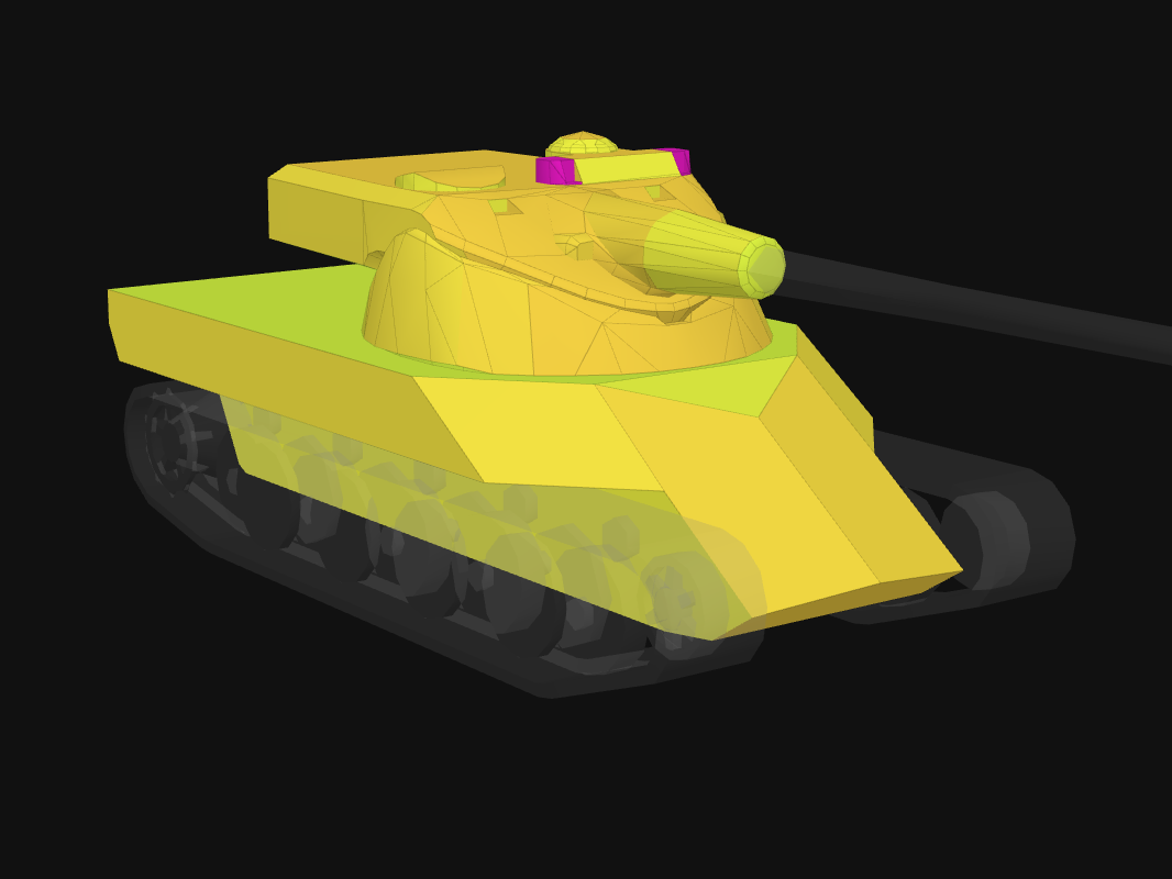 Лобовая броня AMX 50 120 в World of Tanks: Blitz