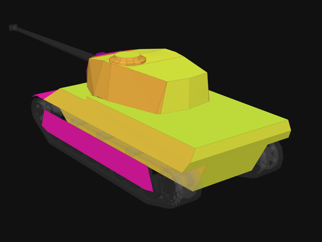 Броня кормы AMX M4 45 в World of Tanks: Blitz