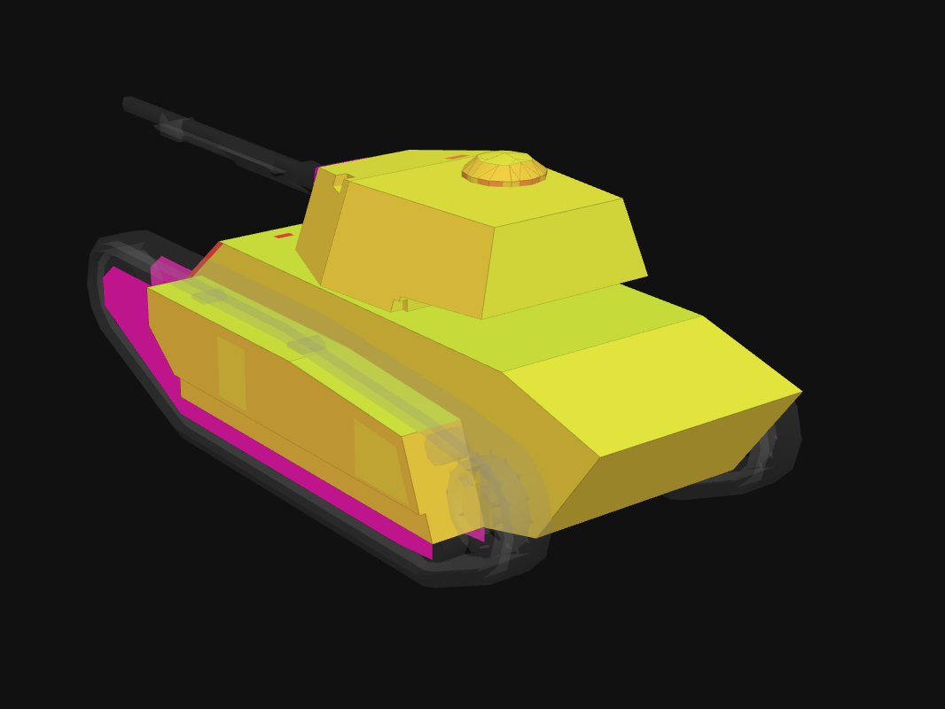 Rear armor of Eraser BP44 in World of Tanks: Blitz