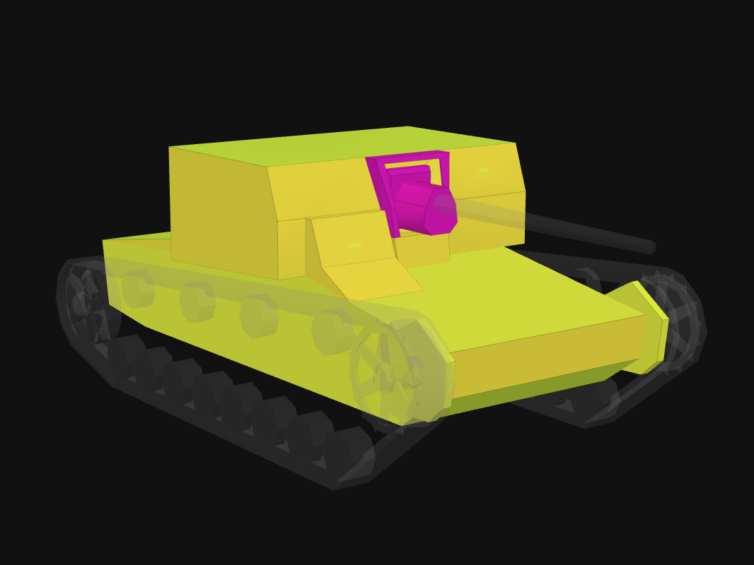 Лобовая броня АТ-1 в World of Tanks: Blitz