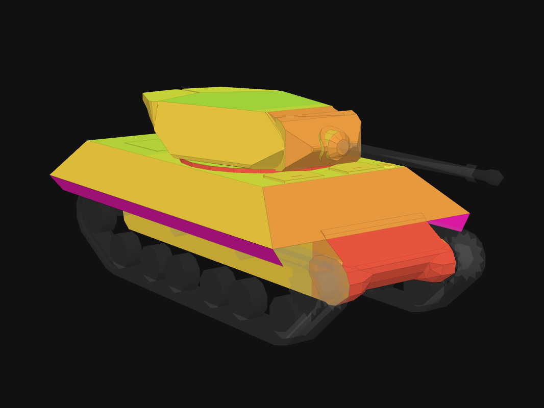 Front armor of Charles in World of Tanks: Blitz