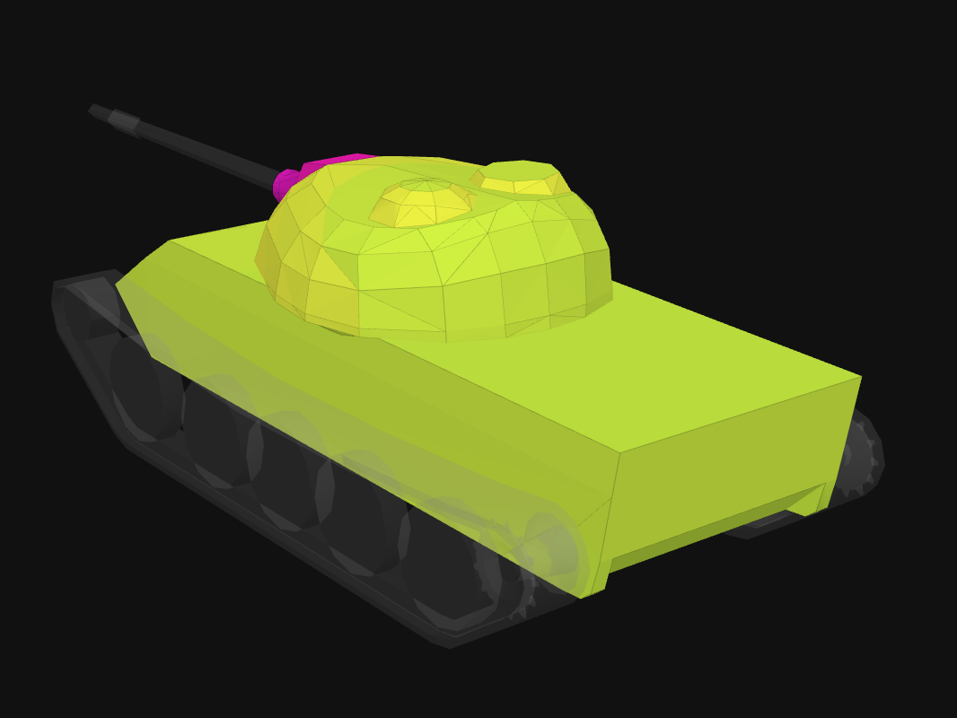 Rear armor of Type 62 in World of Tanks: Blitz