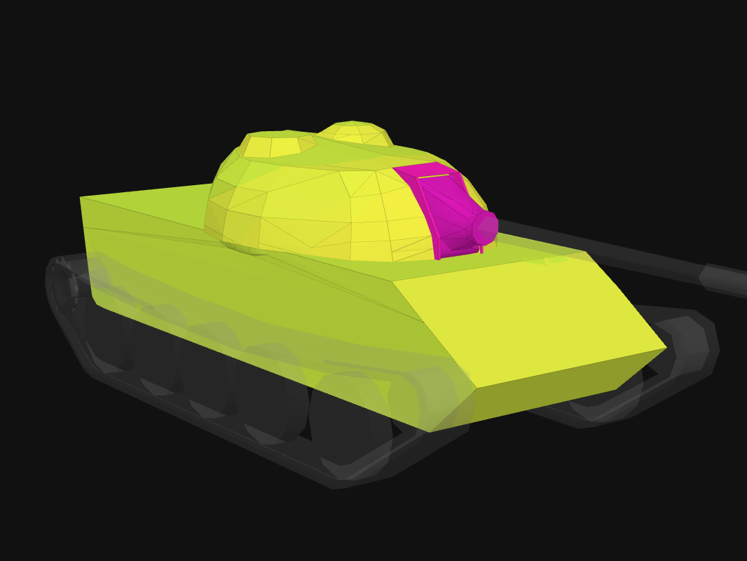 Лобовая броня Type 62 в World of Tanks: Blitz