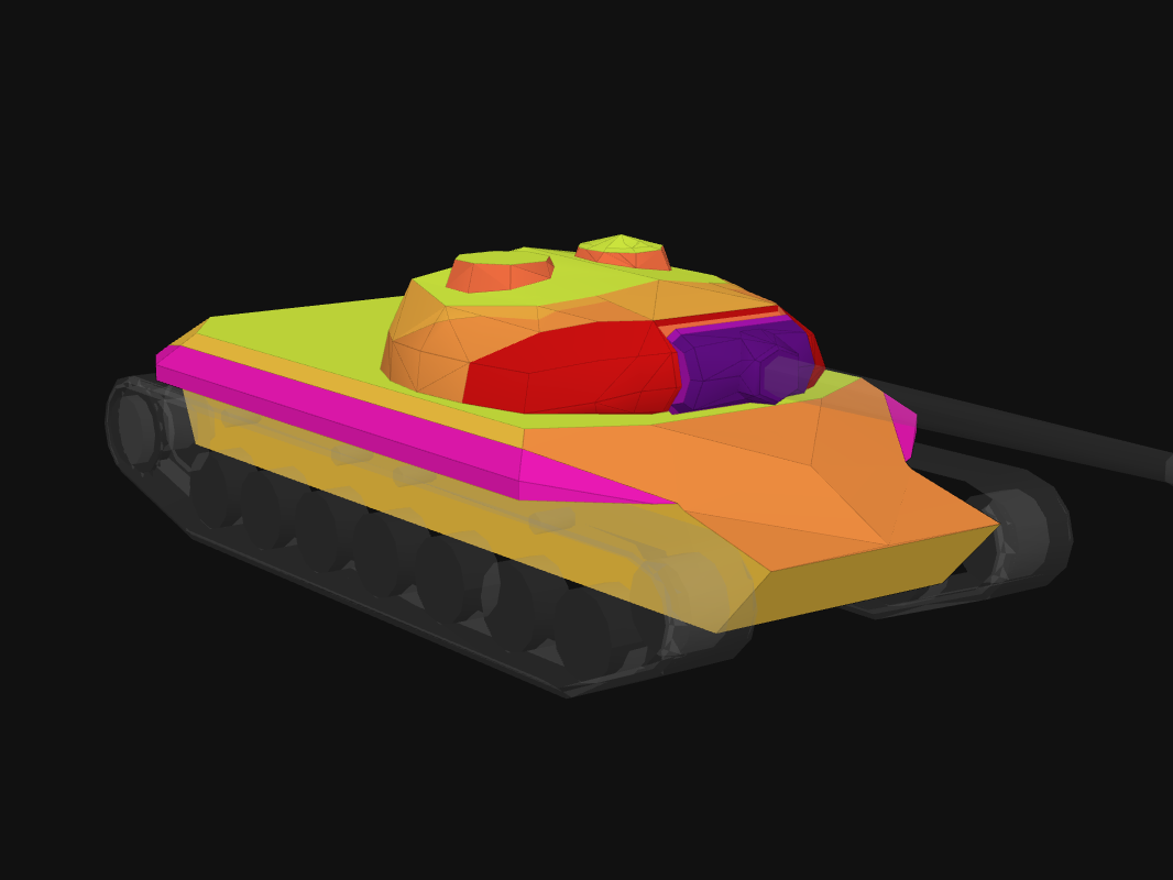 Лобовая броня WZ-111 в World of Tanks: Blitz