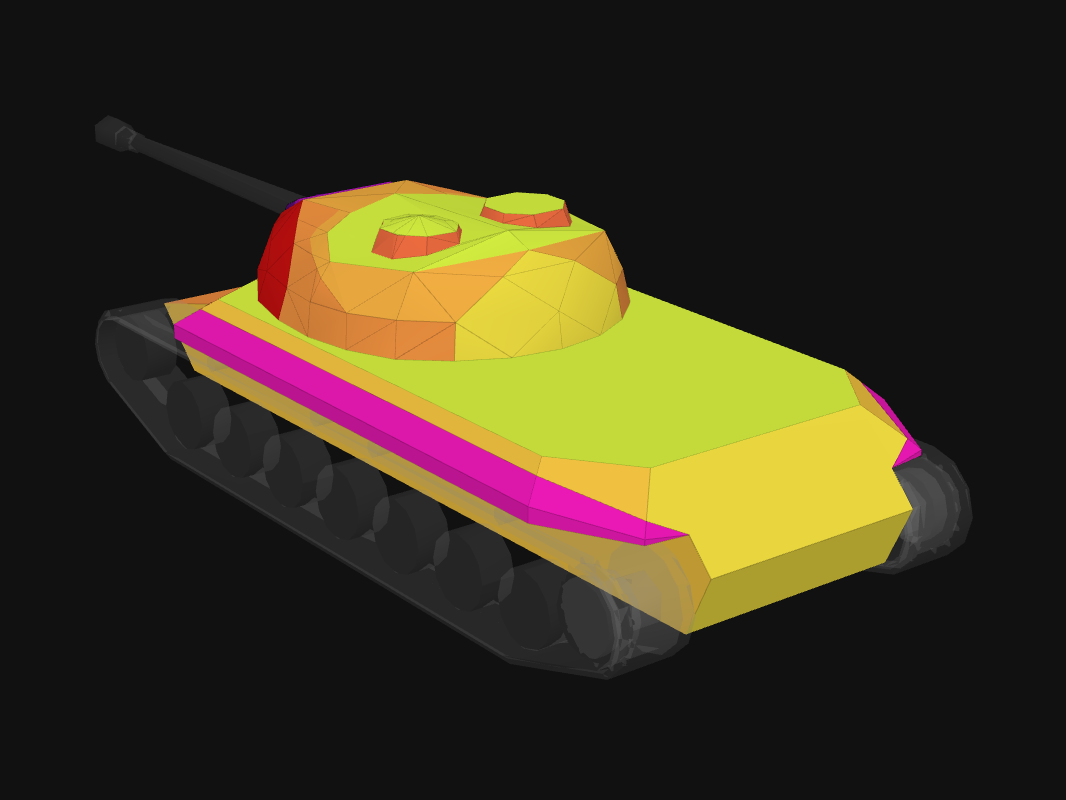 Rear armor of WZ-111 in World of Tanks: Blitz