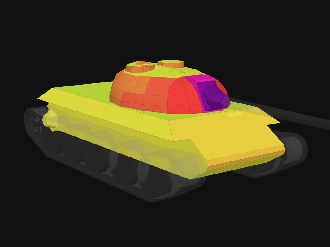 Front armor of T-34-1 in World of Tanks: Blitz