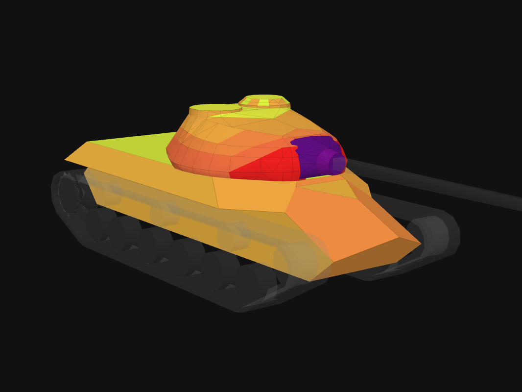 Front armor of WZ-110 in World of Tanks: Blitz