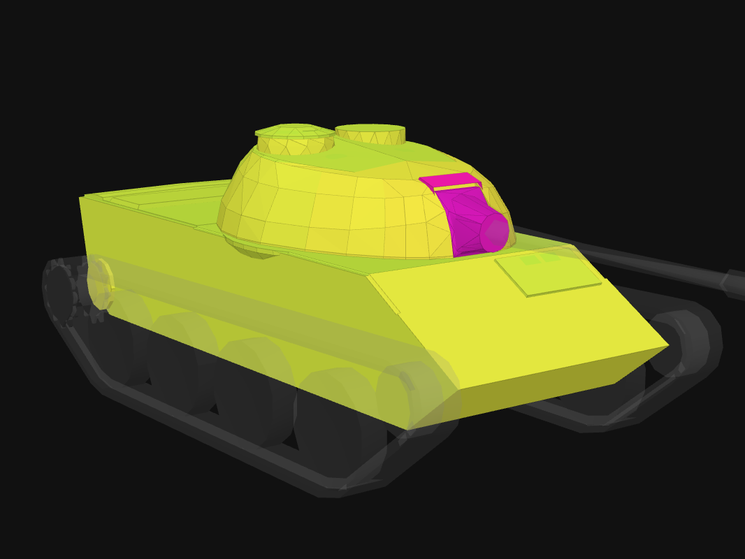 Front armor of 59-16 in World of Tanks: Blitz