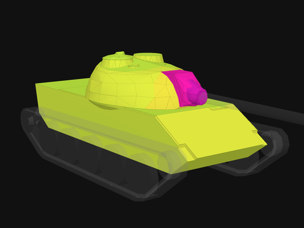 Front armor of WZ-132A in World of Tanks: Blitz