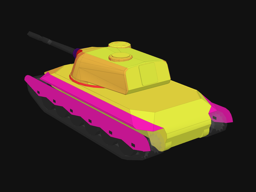 Rear armor of WZ-114 in World of Tanks: Blitz