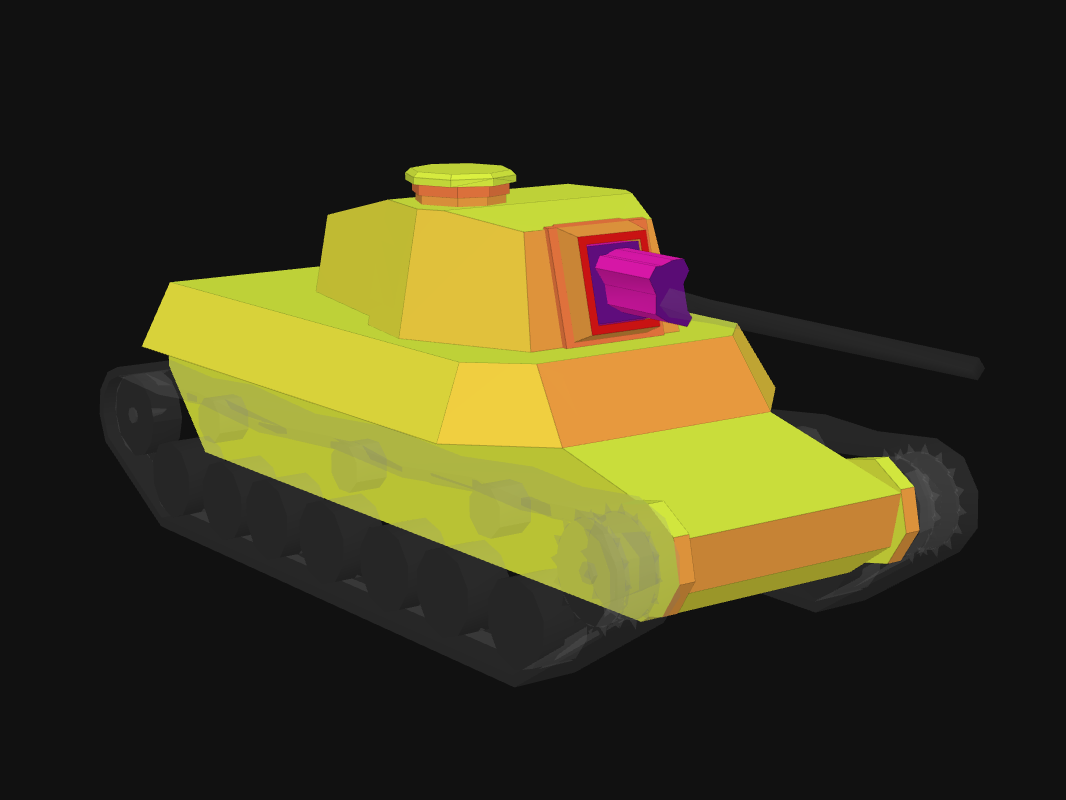 Лобовая броня Chi-To в World of Tanks: Blitz