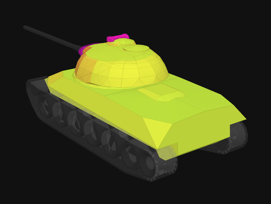 Rear armor of TVP T 50/51 in World of Tanks: Blitz