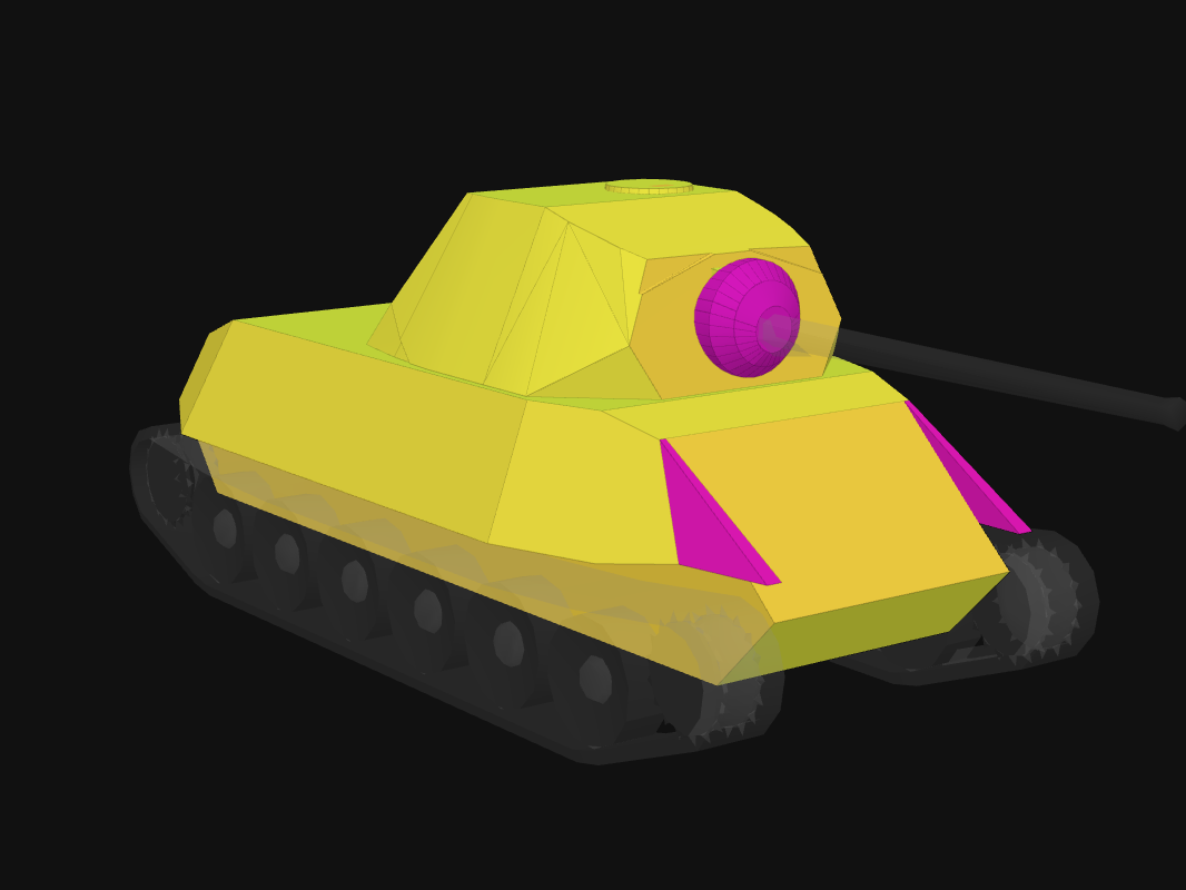 Front armor of Spark in World of Tanks: Blitz