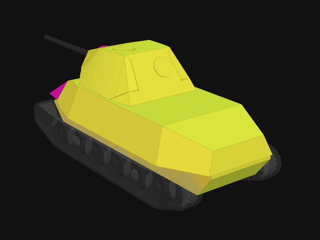 Rear armor of Spark in World of Tanks: Blitz