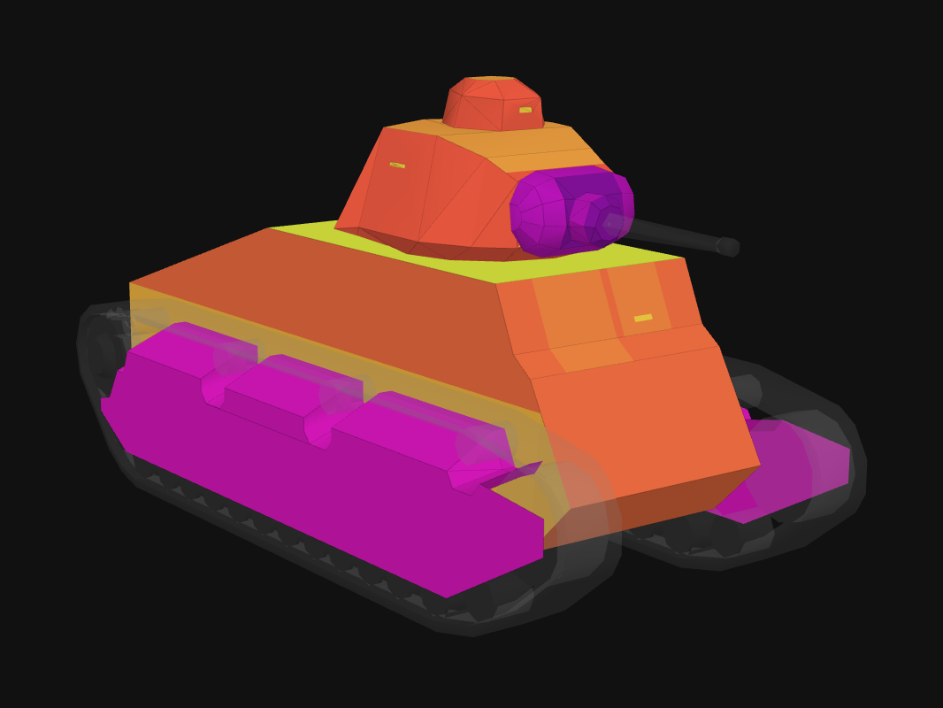 Лобовая броня D2 в World of Tanks: Blitz