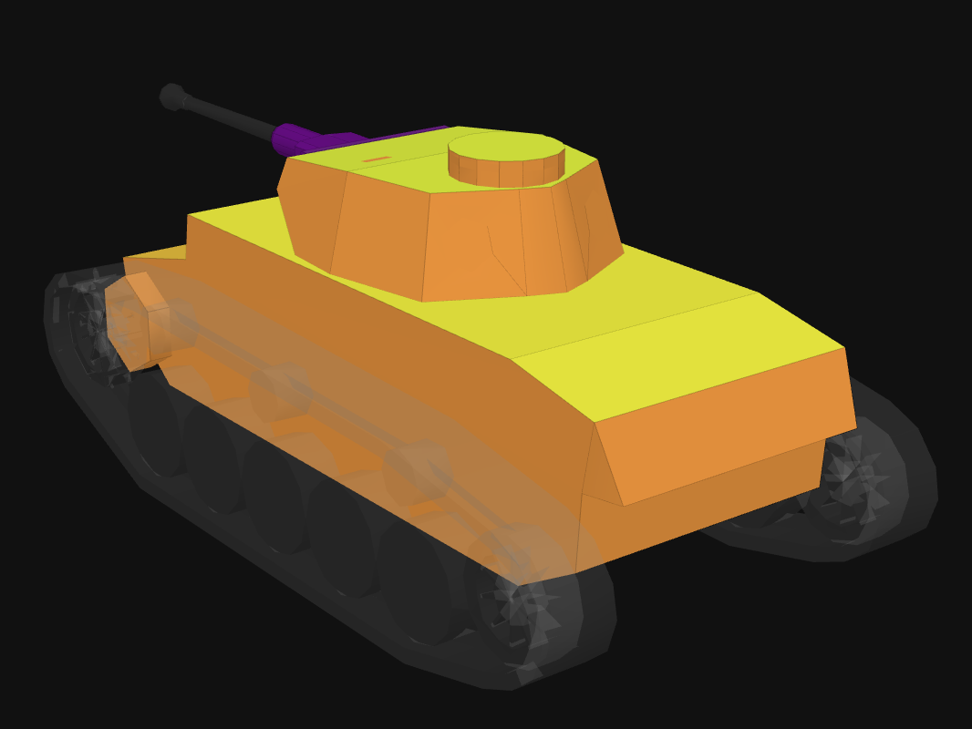 Rear armor of D.W. 2 in World of Tanks: Blitz