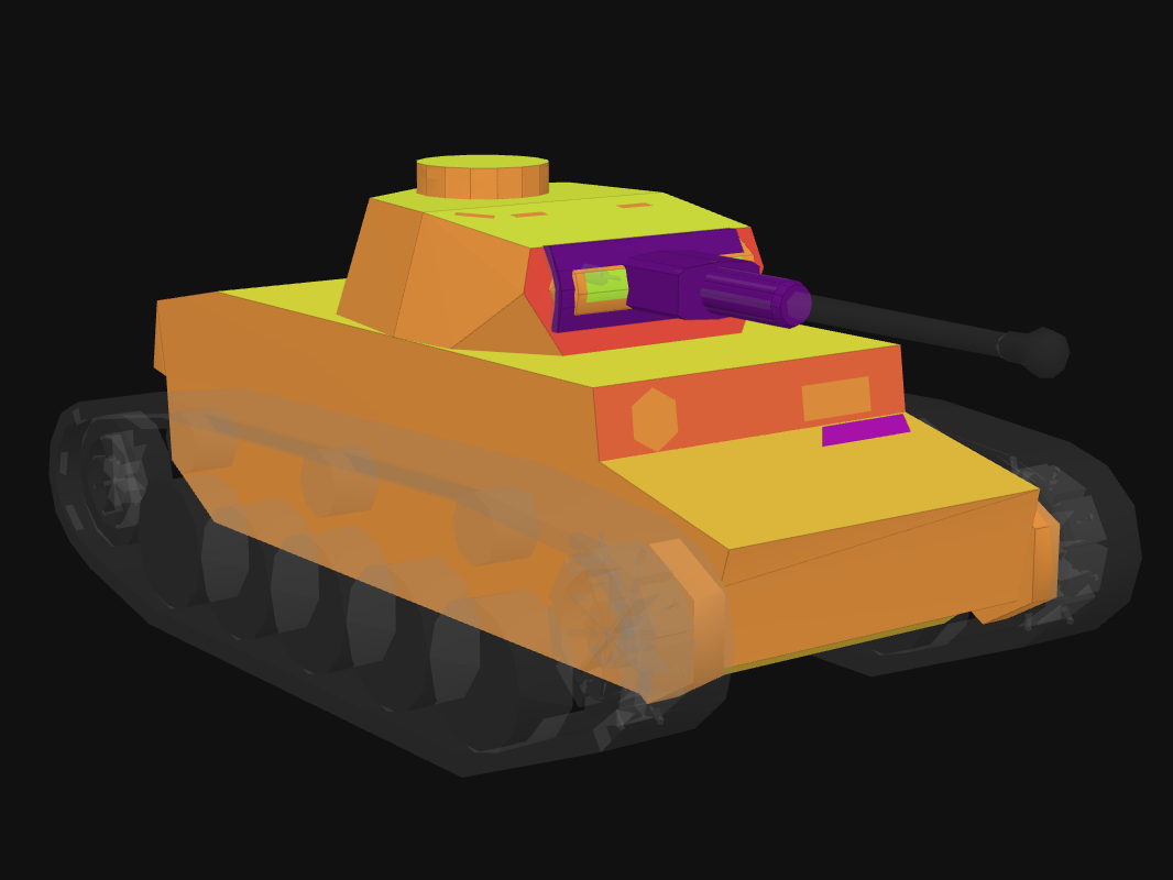 Лобовая броня D.W. 2 в World of Tanks: Blitz