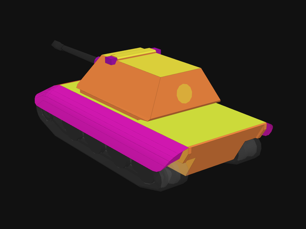 Rear armor of E 100 in World of Tanks: Blitz