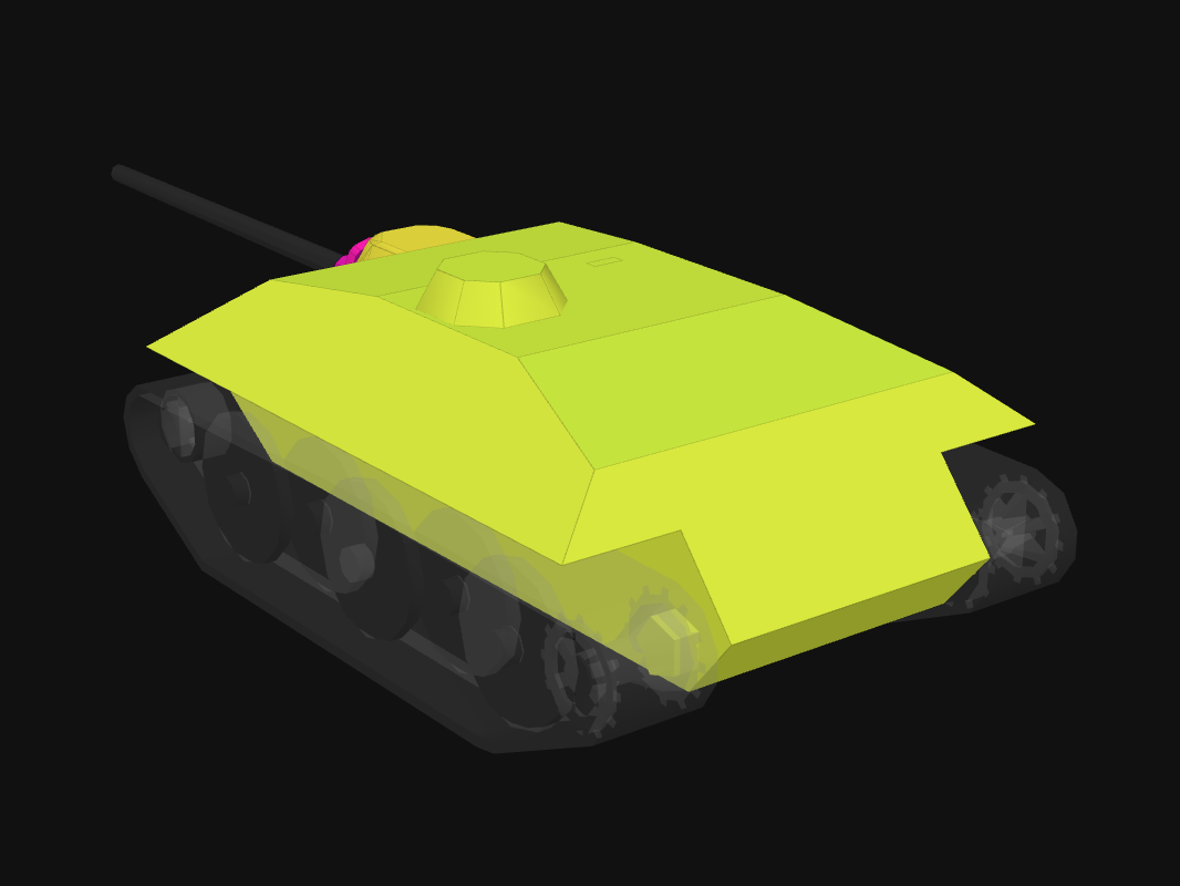 Rear armor of E 25 in World of Tanks: Blitz
