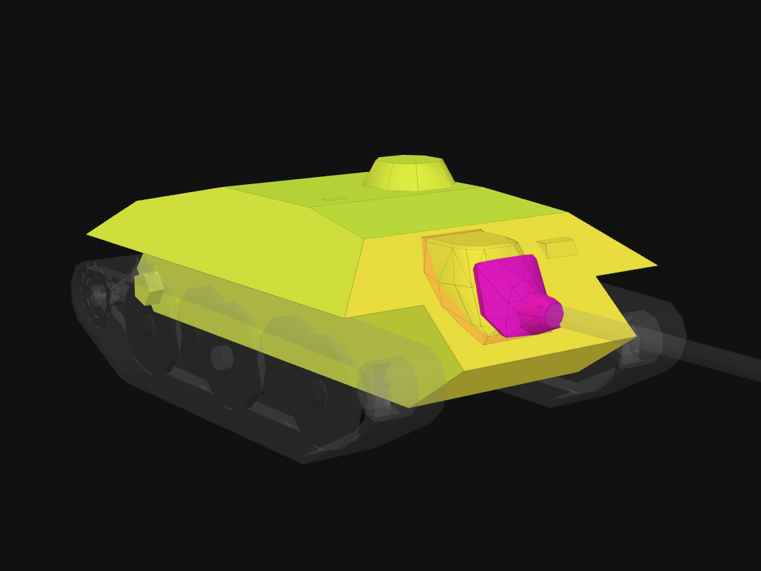 Front armor of E 25 in World of Tanks: Blitz