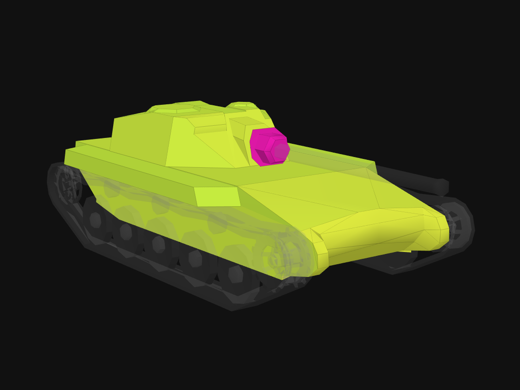 Лобовая броня AMX ELC bis в World of Tanks: Blitz