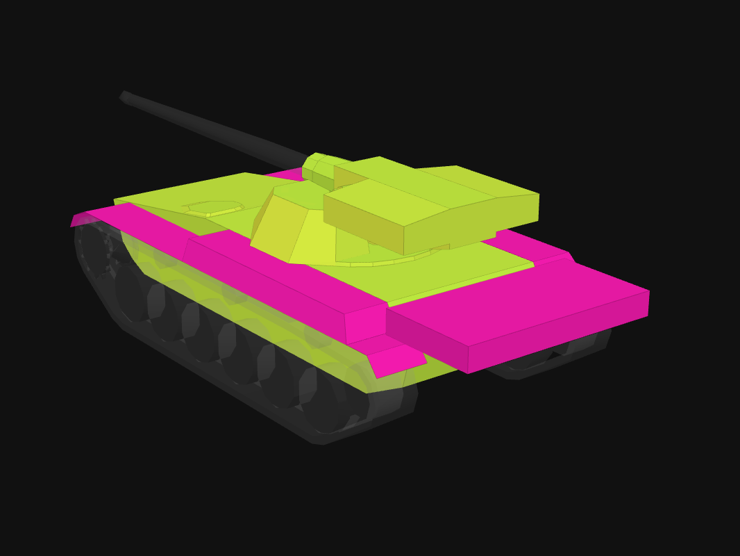 Rear armor of Char Futur 4 in World of Tanks: Blitz