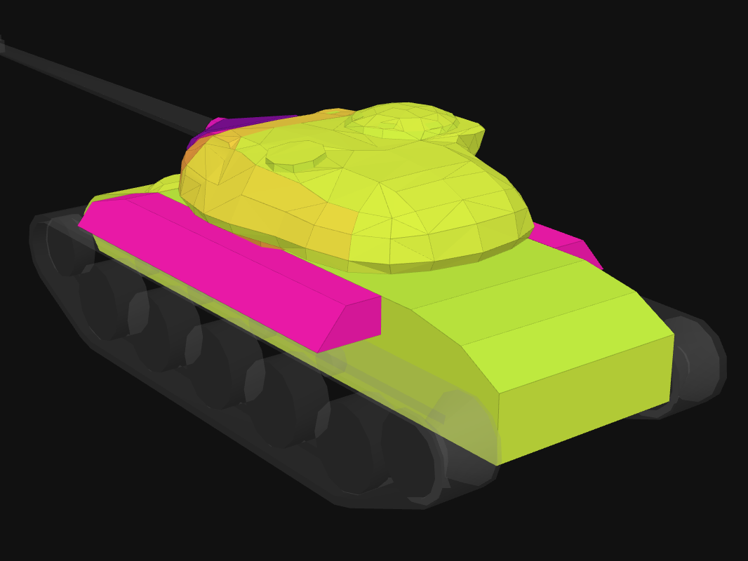 Rear armor of AMX 30 1er prot. in World of Tanks: Blitz