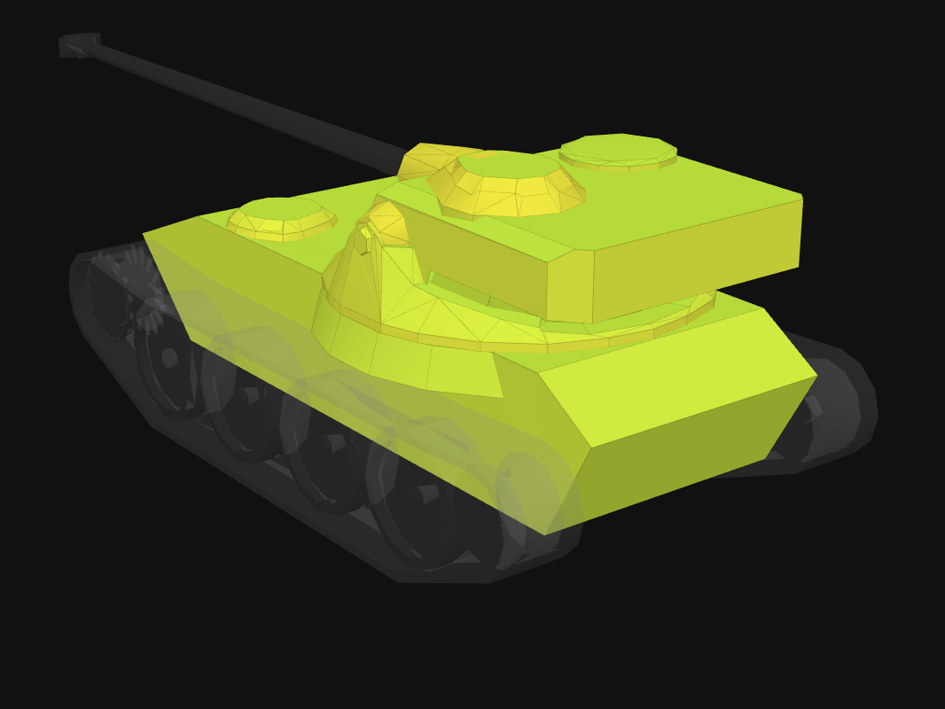 Rear armor of B-C 25 t AP in World of Tanks: Blitz