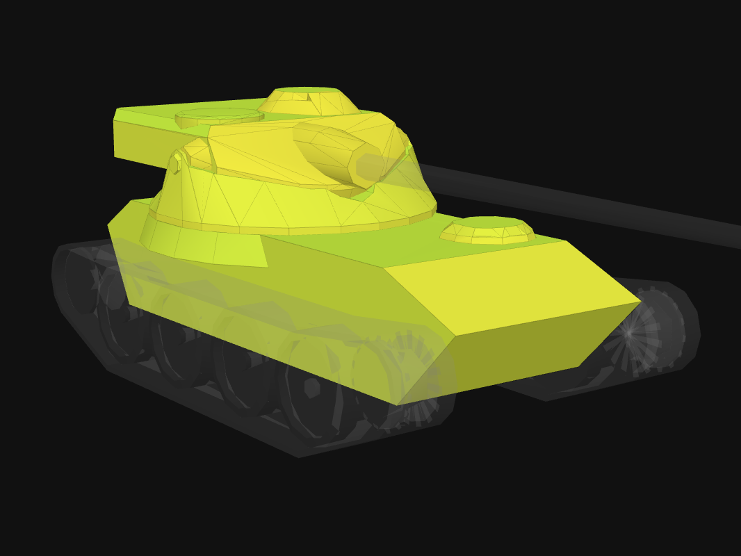 Front armor of B-C 25 t AP in World of Tanks: Blitz