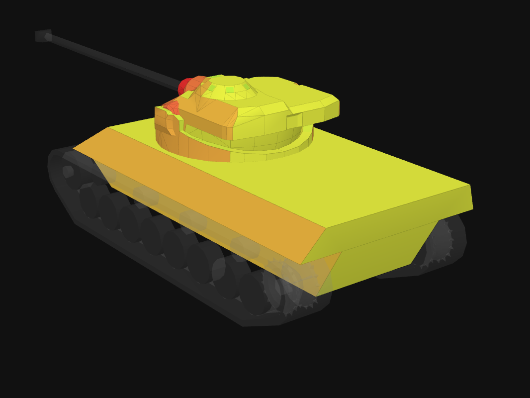 Rear armor of Somua SM in World of Tanks: Blitz