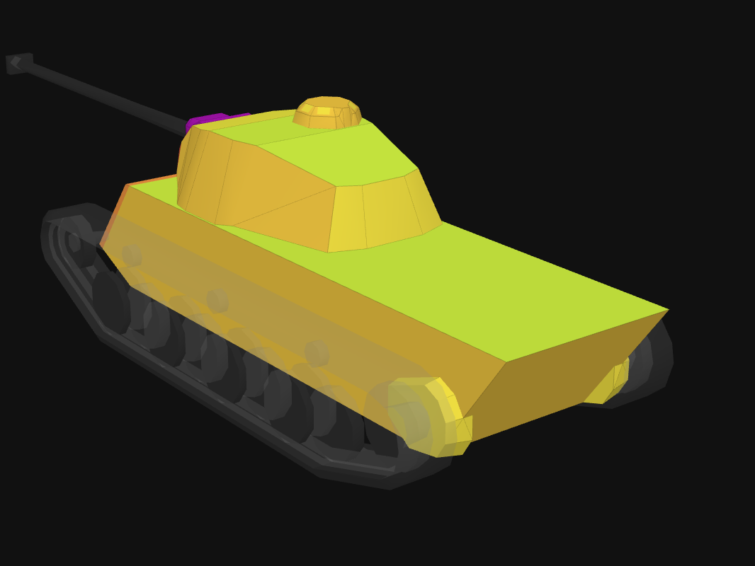Rear armor of FCM 50 t in World of Tanks: Blitz