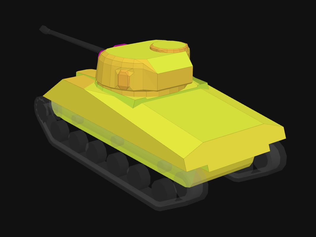 Rear armor of Firefly Saunders SP in World of Tanks: Blitz