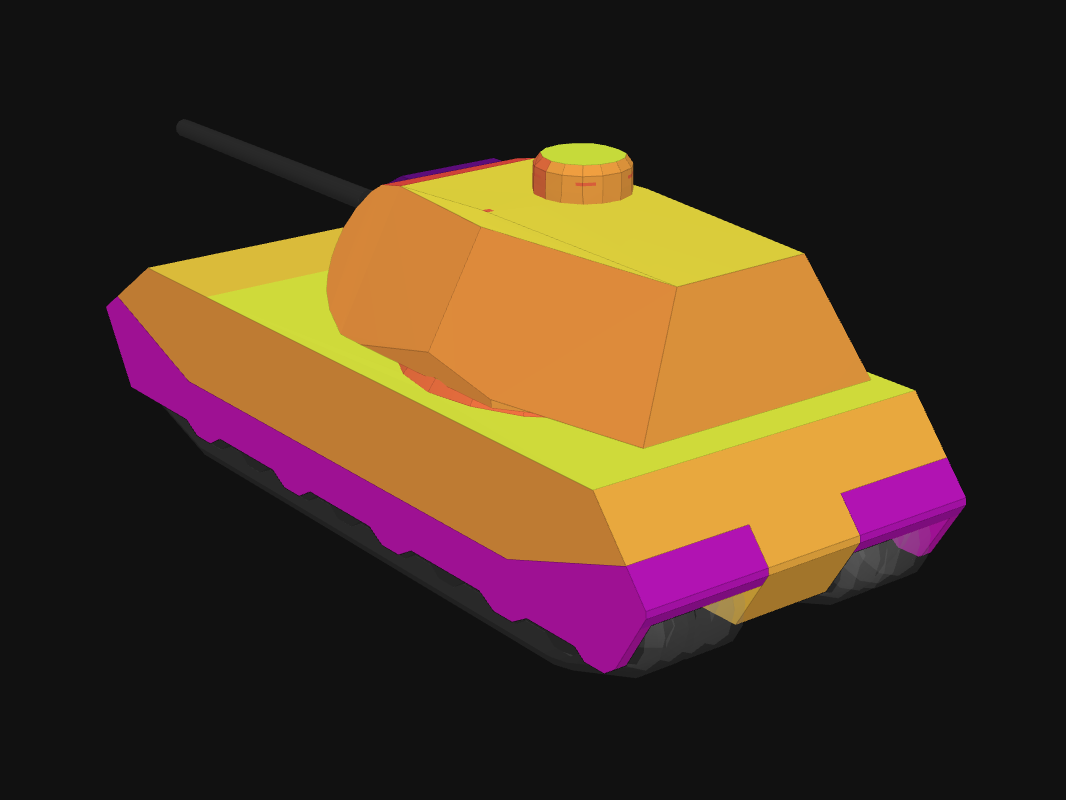Rear armor of Mäuschen in World of Tanks: Blitz