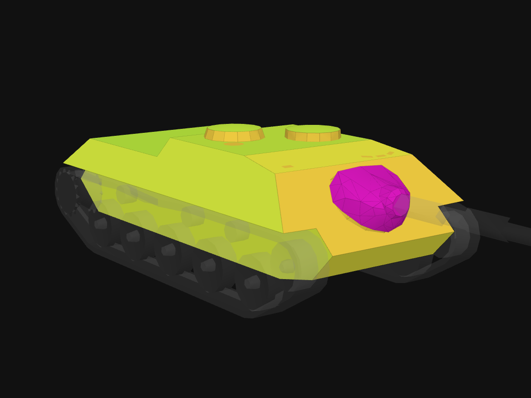 Front armor of Kanonenjagdpanzer in World of Tanks: Blitz