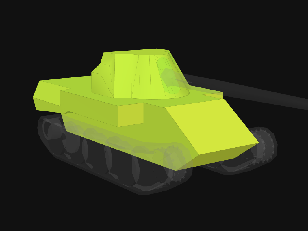 Front armor of Skorpion G in World of Tanks: Blitz