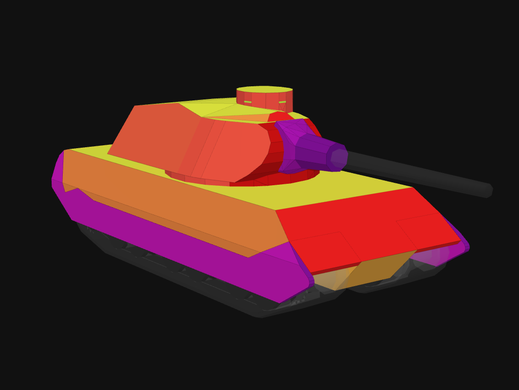 Front armor of VK 100.01 (P) in World of Tanks: Blitz