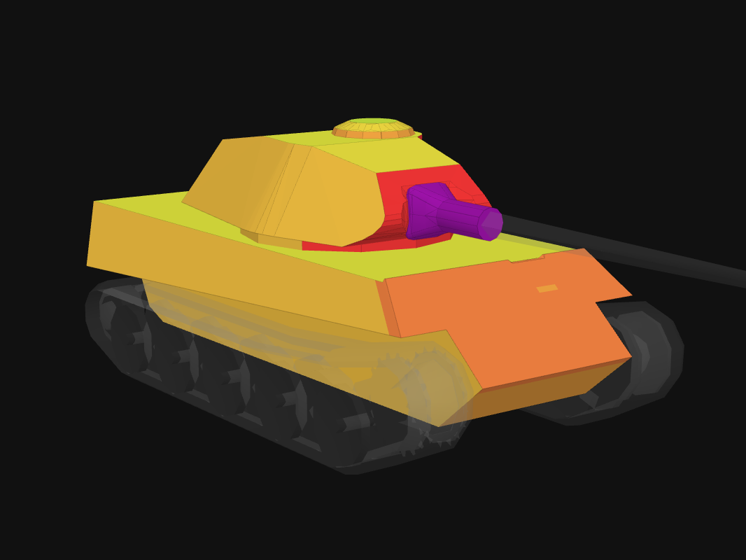 Front armor of VK 45.03 in World of Tanks: Blitz