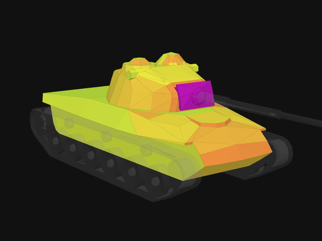 Лобовая броня Panzer 58 в World of Tanks: Blitz