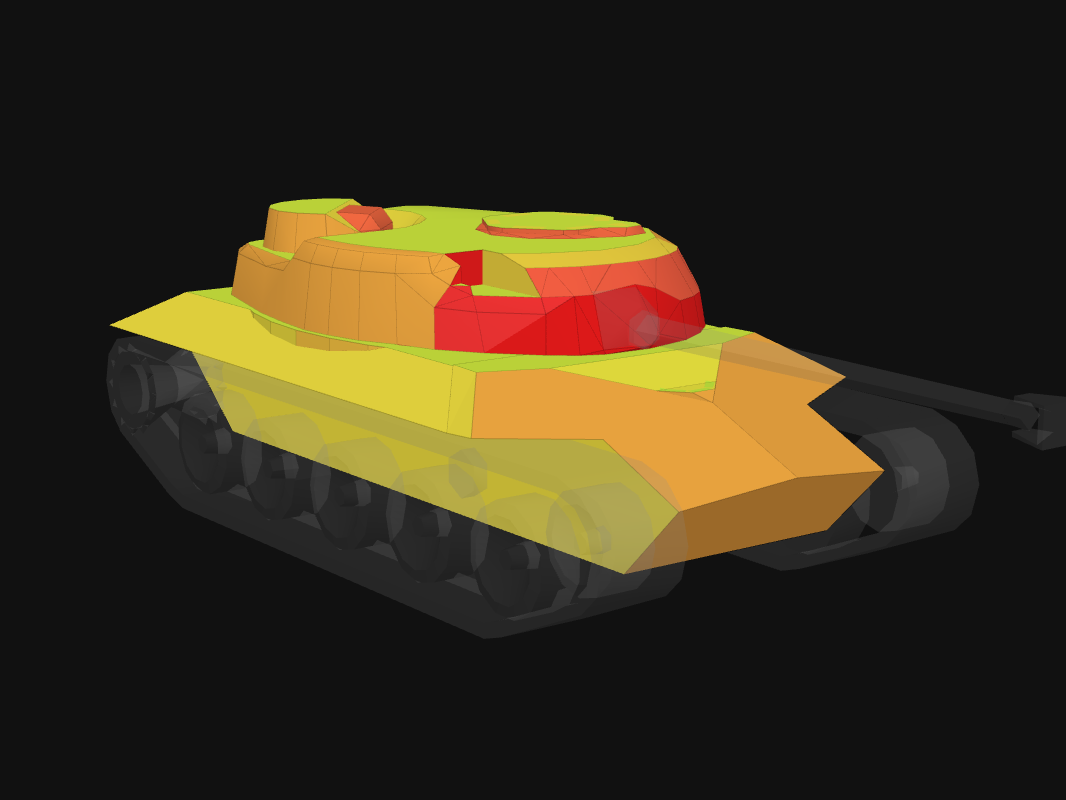 Front armor of Kpz 50 t in World of Tanks: Blitz