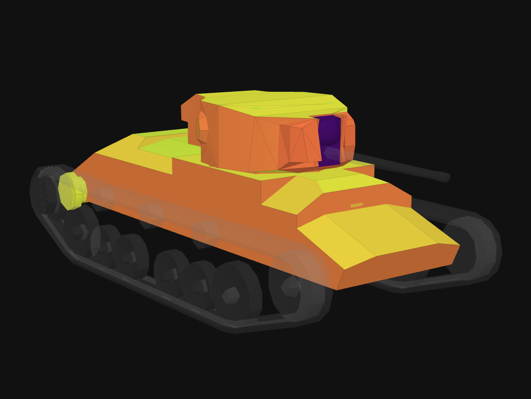 Лобовая броня Valentine Mk. IX в World of Tanks: Blitz